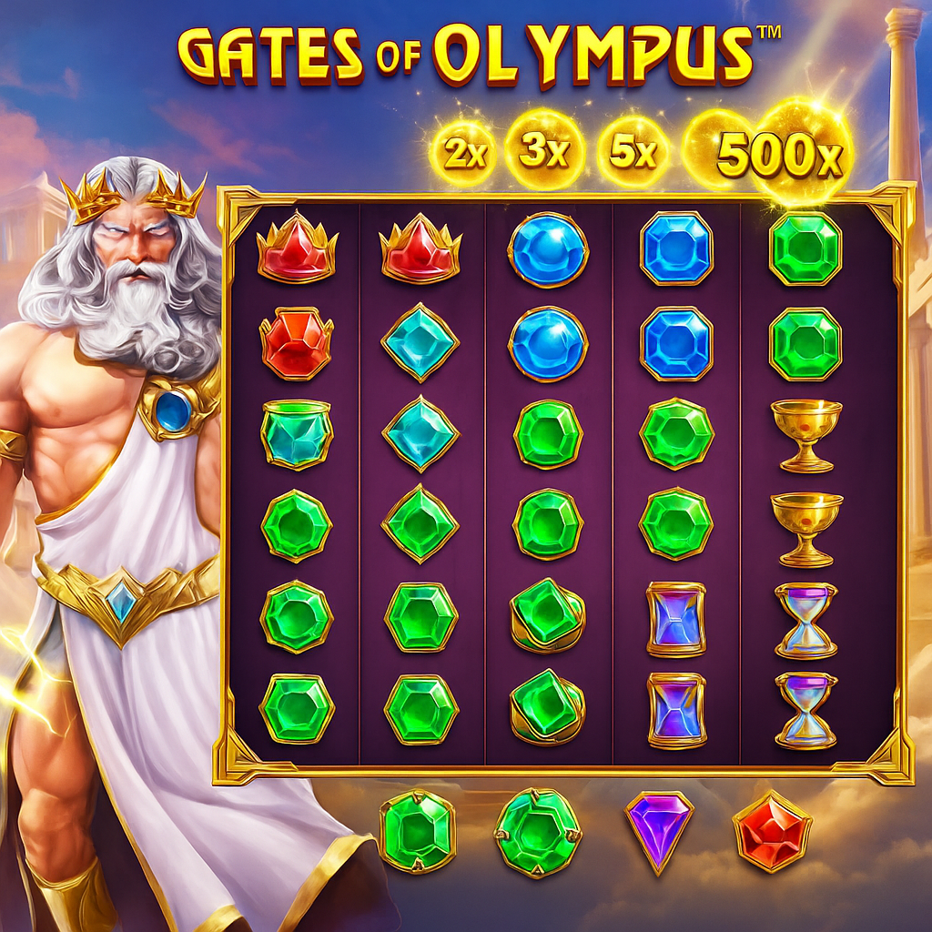 Vulkan Vegas - Gates of Olympus Slot Game - Pragmatic Play
