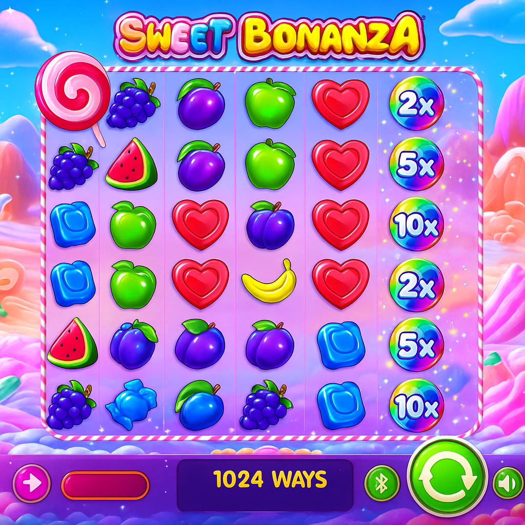 Vulkan Vegas - Sweet Bonanza Slot Game - Pragmatic Play