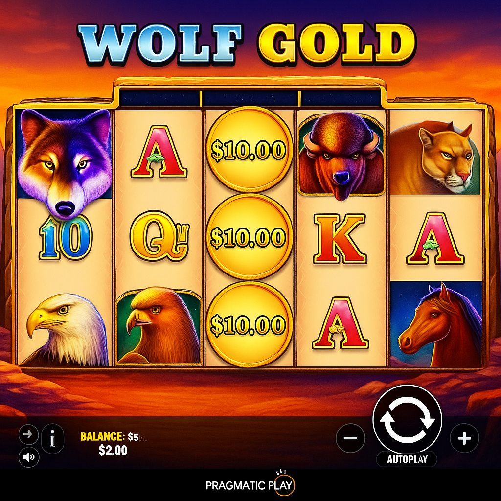 Vulkan Vegas - Wolf Gold Slot Game - Pragmatic Play